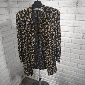 Liz Claiborne Collection Ladies Size 10 Button Closure Tunic Length Blouse